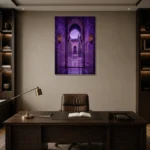 Premium Wall Art Dikey Html Edition – CP-IB-MR-V-004 displayed in a contemporary gallery-inspired room