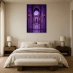Premium Wall Art Dikey Html Edition – CP-IB-MR-V-004 showcased in an elegant minimalist interior