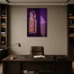 Premium Wall Art Dikey Html Edition – CP-IB-MR-V-005 displayed in a contemporary gallery-inspired room