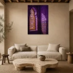 Premium Wall Art Dikey Html Edition – CP-IB-MR-V-005 presented in a sophisticated home setting