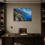 Premium Wall Art Yatay Html Edition – CP-IT-AA-H-001 displayed in a contemporary gallery-inspired room