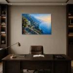 Premium Wall Art Yatay Html Edition – CP-IT-AA-H-002 displayed in a contemporary gallery-inspired room