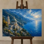 Premium Wall Art Yatay Html Edition – CP-IT-AA-H-003 displayed on a studio easel