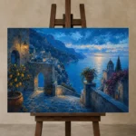 Premium Wall Art Yatay Html Edition – CP-IT-AA-H-004 displayed on a studio easel