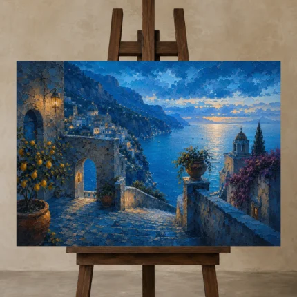 Premium Wall Art Yatay Html Edition – CP-IT-AA-H-004 displayed on a studio easel