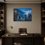 Premium Wall Art Yatay Html Edition – CP-IT-AA-H-004 displayed in a contemporary gallery-inspired room