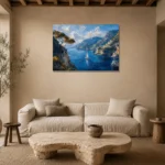 Premium Wall Art Yatay Html Edition – CP-IT-AA-H-005 presented in a sophisticated home setting
