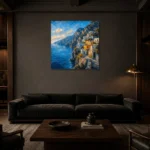 Premium Wall Art Kare Html Edition – CP-IT-AA-S-001 shown in a warm modern interior