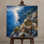 Premium Wall Art Kare Html Edition – CP-IT-AA-S-003 displayed on a studio easel