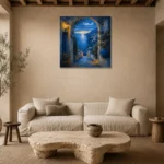 Premium Wall Art Kare Html Edition – CP-IT-AA-S-004 presented in a sophisticated home setting