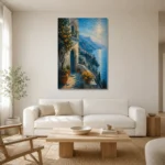 Premium Wall Art Dikey Html Edition – CP-IT-AA-V-002 styled in a refined neutral interior