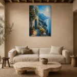 Premium Wall Art Dikey Html Edition – CP-IT-AA-V-002 presented in a sophisticated home setting
