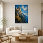 Premium Wall Art Dikey Html Edition – CP-IT-AA-V-003 styled in a refined neutral interior