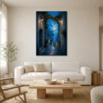 Premium Wall Art Dikey Html Edition – CP-IT-AA-V-004 styled in a refined neutral interior