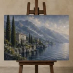 Premium Wall Art Yatay Html Edition – CP-IT-LCS-H-001 displayed on a studio easel