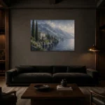 Premium Wall Art Yatay Html Edition – CP-IT-LCS-H-001 shown in a warm modern interior