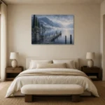Premium Wall Art Yatay Html Edition – CP-IT-LCS-H-002 showcased in an elegant minimalist interior