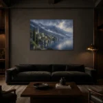 Premium Wall Art Yatay Html Edition – CP-IT-LCS-H-003 shown in a warm modern interior