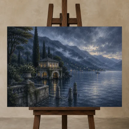 Premium Wall Art Yatay Html Edition – CP-IT-LCS-H-004 displayed on a studio easel
