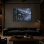Premium Wall Art Yatay Html Edition – CP-IT-LCS-H-004 shown in a warm modern interior