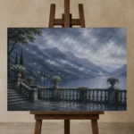 Premium Wall Art Yatay Html Edition – CP-IT-LCS-H-005 displayed on a studio easel