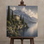 Premium Wall Art Kare Html Edition – CP-IT-LCS-S-001 displayed on a studio easel