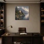 Premium Wall Art Kare Html Edition – CP-IT-LCS-S-001 displayed in a contemporary gallery-inspired room