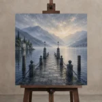 Premium Wall Art Kare Html Edition – CP-IT-LCS-S-002 displayed on a studio easel