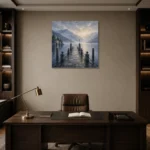 Premium Wall Art Kare Html Edition – CP-IT-LCS-S-002 displayed in a contemporary gallery-inspired room