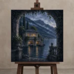 Premium Wall Art Kare Html Edition – CP-IT-LCS-S-004 displayed on a studio easel