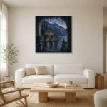 Premium Wall Art Kare Html Edition – CP-IT-LCS-S-004 styled in a refined neutral interior
