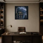 Premium Wall Art Kare Html Edition – CP-IT-LCS-S-004 displayed in a contemporary gallery-inspired room