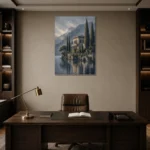 Premium Wall Art Dikey Html Edition – CP-IT-LCS-V-001 displayed in a contemporary gallery-inspired room