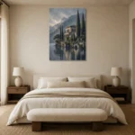 Premium Wall Art Dikey Html Edition – CP-IT-LCS-V-001 showcased in an elegant minimalist interior