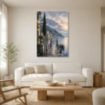 Premium Wall Art Dikey Html Edition – CP-IT-LCS-V-002 styled in a refined neutral interior