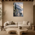 Premium Wall Art Dikey Html Edition – CP-IT-LCS-V-002 presented in a sophisticated home setting