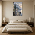 Premium Wall Art Dikey Html Edition – CP-IT-LCS-V-002 showcased in an elegant minimalist interior