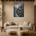 Premium Wall Art Dikey Html Edition – CP-IT-LCS-V-003 presented in a sophisticated home setting