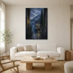 Premium Wall Art Dikey Html Edition – CP-IT-LCS-V-004 styled in a refined neutral interior