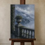 Premium Wall Art Dikey Html Edition – CP-IT-LCS-V-005 displayed on a studio easel