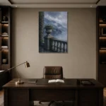 Premium Wall Art Dikey Html Edition – CP-IT-LCS-V-005 displayed in a contemporary gallery-inspired room