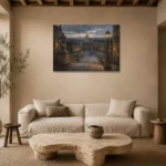 Premium Wall Art Yatay Html Edition – CP-IT-RG-H-004 presented in a sophisticated home setting