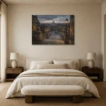 Premium Wall Art Yatay Html Edition – CP-IT-RG-H-004 showcased in an elegant minimalist interior