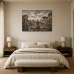 Premium Wall Art Yatay Html Edition – CP-IT-RG-H-005 showcased in an elegant minimalist interior