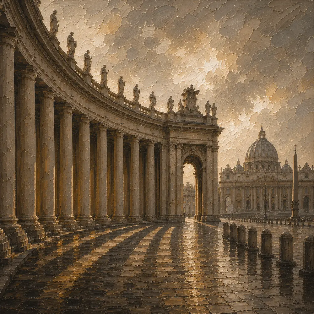 Roman Study Rome Wall Art Roman Travertine Art Print