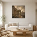 Premium Wall Art Kare Html Edition – CP-IT-RG-S-001 styled in a refined neutral interior
