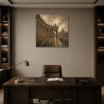 Premium Wall Art Kare Html Edition – CP-IT-RG-S-001 displayed in a contemporary gallery-inspired room