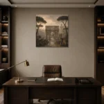 Premium Wall Art Kare Html Edition – CP-IT-RG-S-002 displayed in a contemporary gallery-inspired room