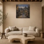 Premium Wall Art Kare Html Edition – CP-IT-RG-S-004 presented in a sophisticated home setting