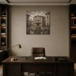 Premium Wall Art Kare Html Edition – CP-IT-RG-S-005 displayed in a contemporary gallery-inspired room